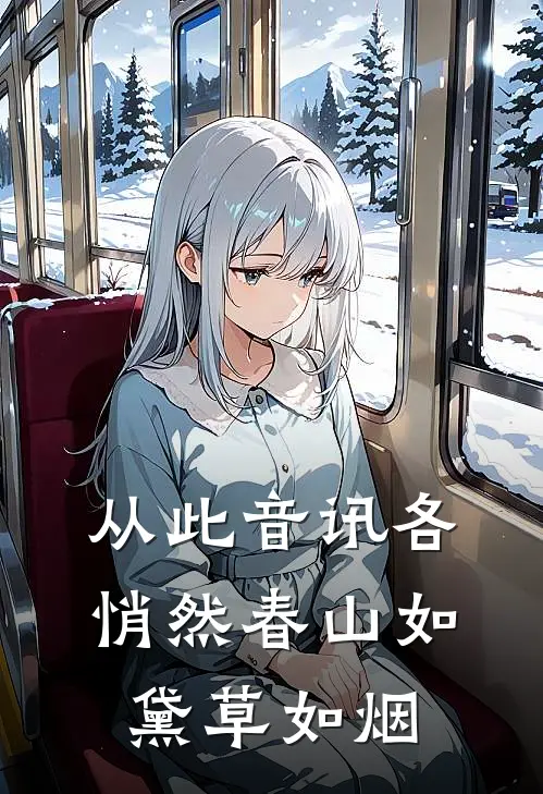 从此音讯各悄然春山如黛草如烟