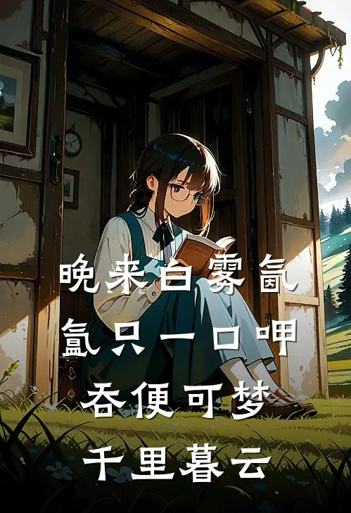 晚来白雾氤氲 只一口呷吞 便可梦千里暮云