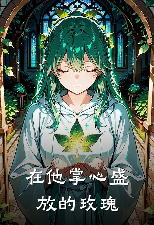 在他掌心盛放的玫瑰