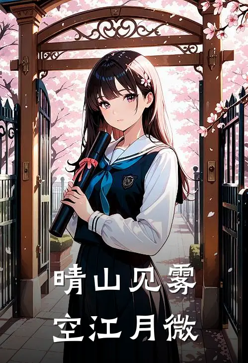 晴山见雾空江月微