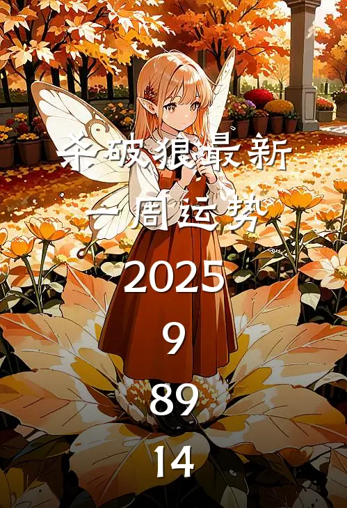杀破狼最新一周运势(2025.9.8----9.14)