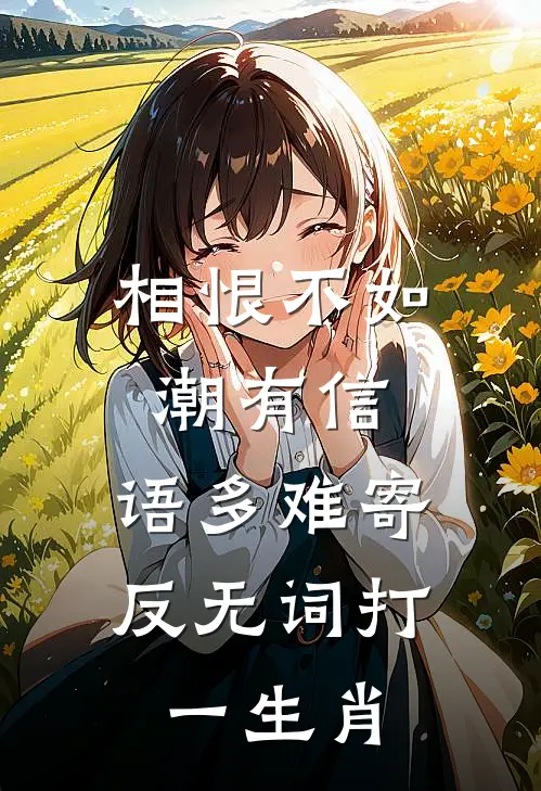 相恨不如潮有信,语多难寄反无词打一生肖