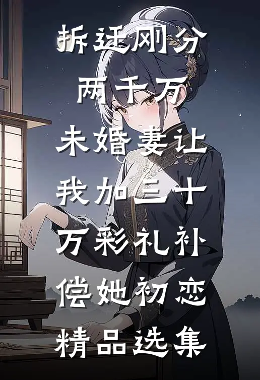 拆迁刚分两千万，未婚妻让我加三十万彩礼补偿她初恋精品选集
