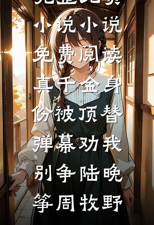 真千金身份被顶替，弹幕劝我别争陆晚筝周牧野完整免费小说_小说免费阅读真千金身份被顶替，弹幕劝我别争(陆晚筝周牧野)