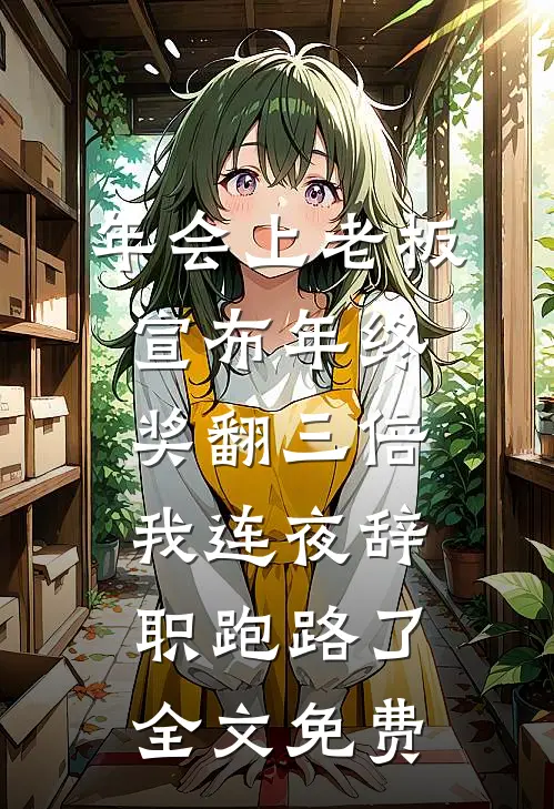 年会上老板宣布年终奖翻三倍，我连夜辞职跑路了全文免费