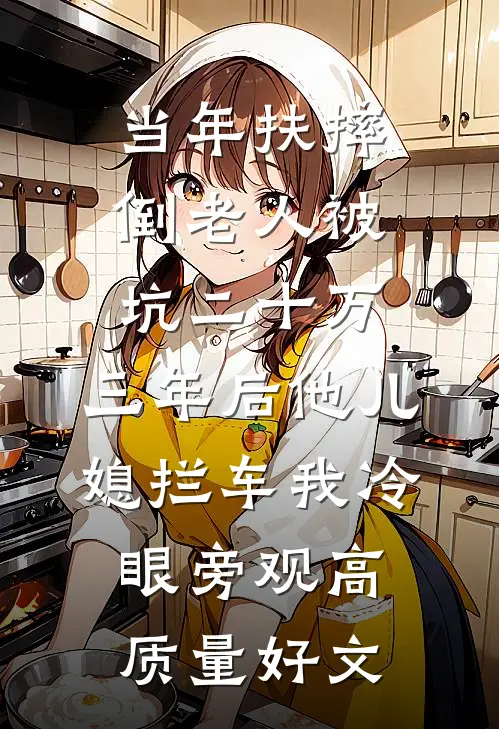 当年扶摔倒老人被坑二十万，三年后他儿媳拦车我冷眼旁观高质量好文