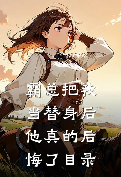 霸总把我当替身后,他真的后悔了目录